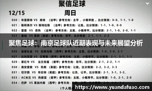 聚焦足球：南京足球队近期表现与未来展望分析